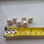 White Stone Beads ready for crafting Image 2
