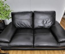 2 seater leather sofa