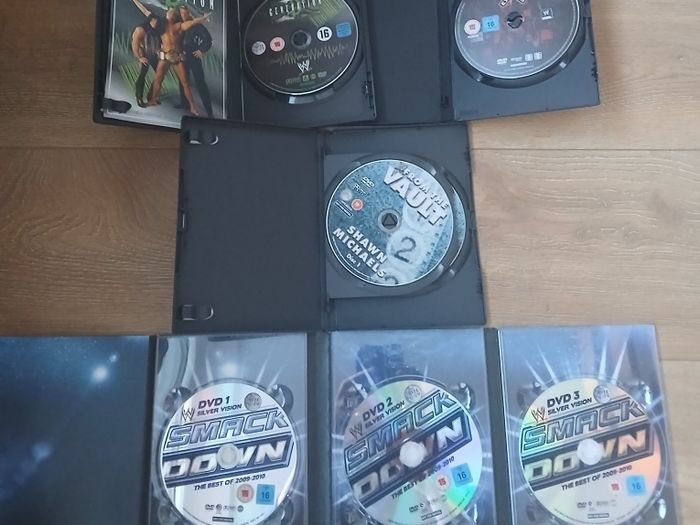 WWE DVD Bundle 10 Titles Wrestling Job Lot