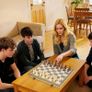 Foldable Games Set, Chess and Checkers, Compact Case, Walnut, Accessories Image 6