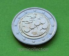 Cyprus 2023 year Uncirculated 2 Euro coin.