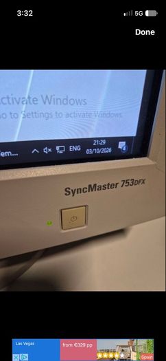 Samsung syncmaster crt 17inch