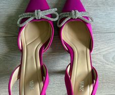 zara slingback heels