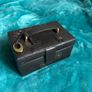 John Rocha dark brown leather jewellery box Image 9