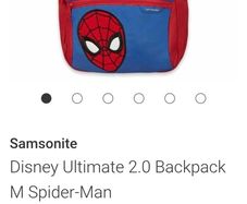 Samsonite Backpack Kids Red Spiderman