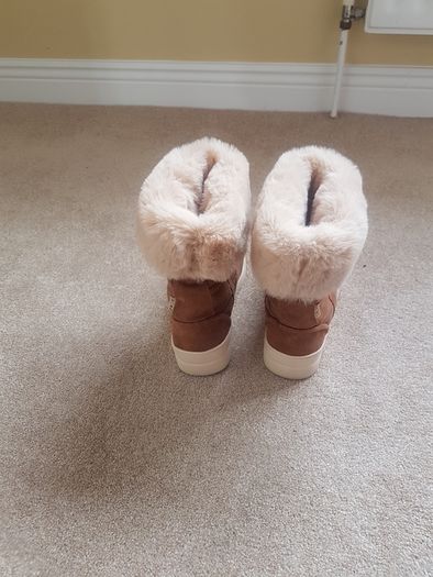 Zara Kids Fur Boots - as new