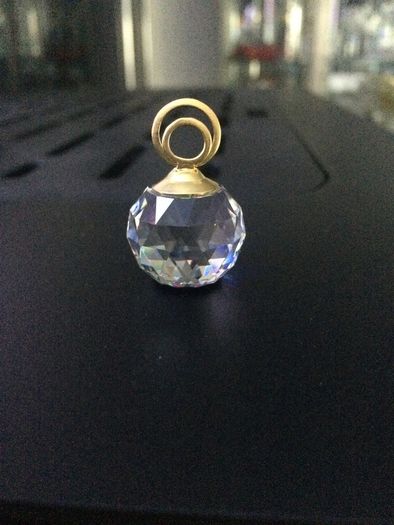 Swarovski Gold Crystal Balls
