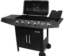 Gas Barbecue Grill Trolley 4 Burner