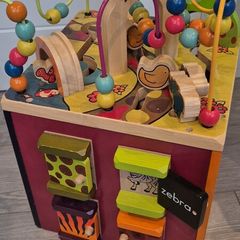 Zany zoo activity cube