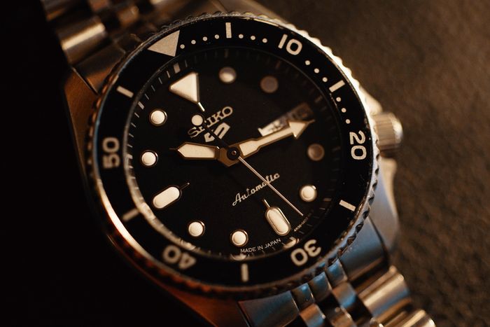 JDM Seiko 5 Sports 38mm Black Ref. SBSA225