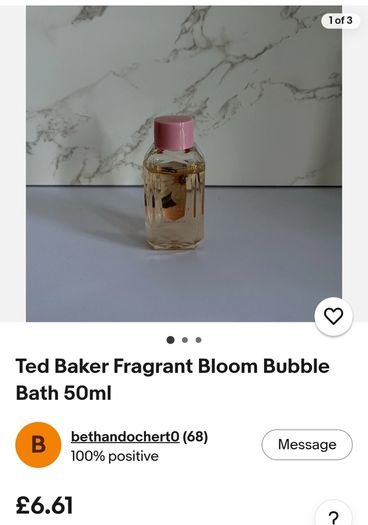 x2 Bundle - Brand New Ted Baker Bundle - Fragrant Bloom - Size - 50ml & 50ml