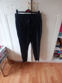 ladies trousers leatherlook pu