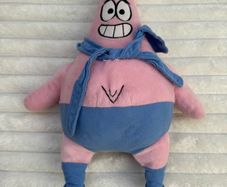 Viacom Spongebob Squarepants Patrick Star Sailor Plush 2010 Nickelodeon Used Please see pictures