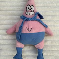 Viacom Spongebob Squarepants Patrick Star Sailor Plush 2010 Nickelodeon Used Please see pictures