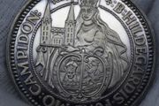Kempten Silver Proof Medal 1964 Hildegard Obverse Thaler 1623 Beautiful rainbow