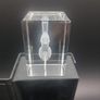 Guinness Toucan Hologram Glass Paperweight Boxed . 6cm x4cm Image 3
