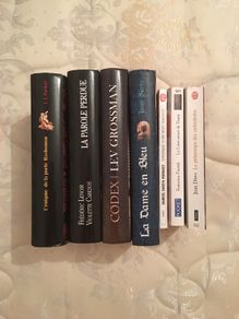 7 fiction books in French