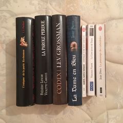 7 fiction books in French