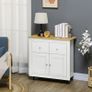 Sideboard Storage Cabinet, Modern Kitchen Cupboard with Double Doors and Drawers for Dining Room Image 8