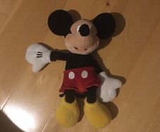 Mickey Mouse teddy and toy
