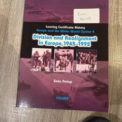 Division and Realignment in Europe, 1945-1992 leaving certificate history