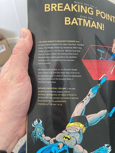 Batman Knightfall volumes 1-3