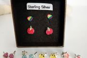 Girl's NEW Silver Earrings
