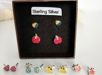 Girl's NEW Silver Earrings