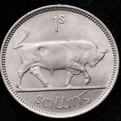 Ireland - 1951 - Shilling - KM.14a - UNC - [690]