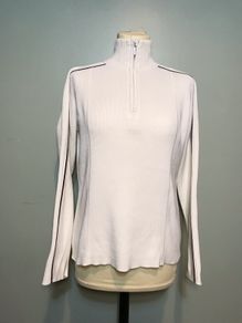 Vintage Tommy Hilfiger Made in Hong Kong Ladies Quarter Zip Jumper Size Large