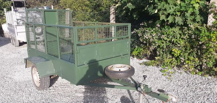 factory made trailer all steel.