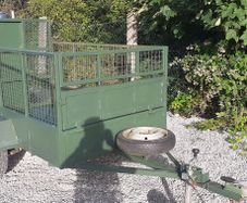 factory made trailer all steel.