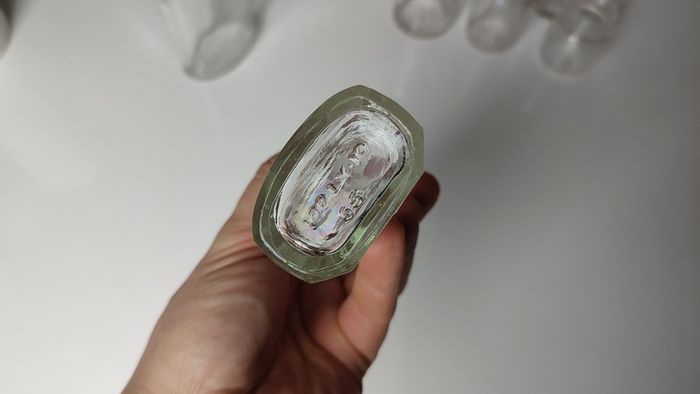 347 - Set of 6 Vintage Collectible Decorative Clear Glass Bottles and Jars