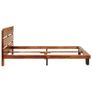 Bed Frame with Live Edge Solid Acacia Wood 120 cm Image 4