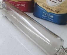 Antique/ Vintage Blown Glass Rolling Pin