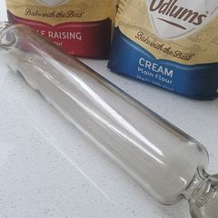 Antique/ Vintage Blown Glass Rolling Pin