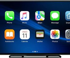 9 Inch Wireless Car Stereo with Apple Carplay and Android Auto,Portable Touch Screen GPS Navigation for Car,Car Audio Receivers with Bluetooth,Airplay,AUX,Screen for All Vehicles