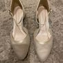 Rainbow club ivory satin wedding shoes Image 2