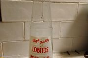 Vintage Lobitos Motor Oils glass bottle