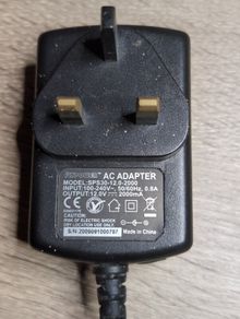 12V AC/DC power adaptor