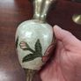 Vintage Brass and Enamel pair Image 7