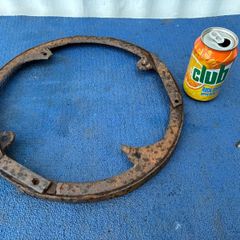 Metal rim for old end over end butter churn