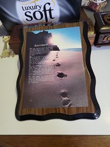 Holy plaque mahogany