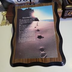 Holy plaque mahogany