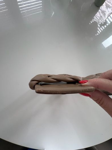 H&M stone colour plait affect slides