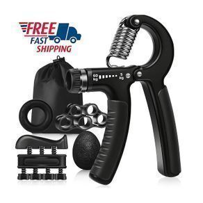 PRO Hand Exerciser Grip Strengthener Set 5 Pcs Forearm Muscle Builder - FREE DELIVERY OR PICK UP IN STORE