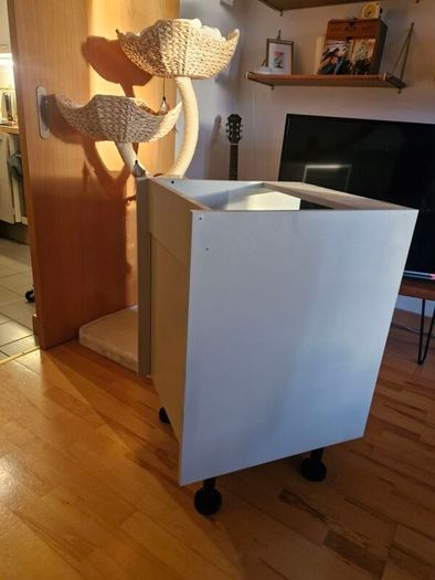Kitchen cabinet and countertop