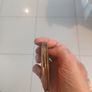 Vintage 1950s Brass Powder compact, Ireland souvenir Shamrock Image 3