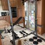 Nice Gym Set, Heavy Weight Bench, Squat Racks, Metal Weights, Bars, Chin Up  + More!! Image 3