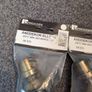 Curtain Finials antique brass colour, Haglunds brand set of 4 Image 2